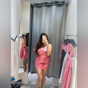 H&M Pink Mini Dress, S